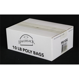 10LBS CLEAR POLY BAGS